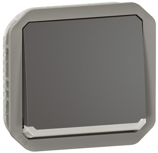 Девиаторен ключ с подсветка механизъм цвят Антрацит IP55 Plexo New Legrand, LEGRAND, 69803L