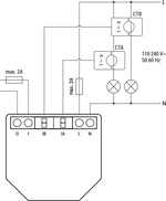 Микромодул Smart монофазен мерител 2х до 120A Shelly EM Gen4 - 070779, SHELLY