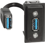 Розетка USB за данни тип A с кабел 15см 1 мод. Living Now Bticino - K4285P