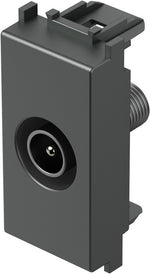 Розетка TV индивидуална 0db 1 мод. цвят Антрацит Modul TEM, KM10AT