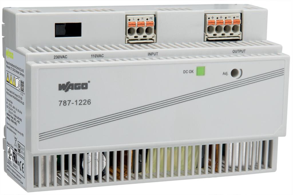 Захранващ блок 1P In:100...240Vac Out:24Vdc 6A Wago, WAGO, 787-1226
