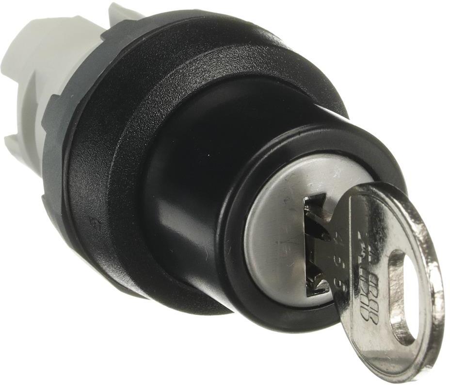 Превключвател черен M2SSK3-101 1-2 с ключ Ø22mm Modular ABB, 1SFA611282R1001