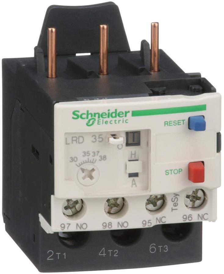 Термична защита TeSys D 30...38A 1NO-1NC (LC1D32-D38) SE, SCHNEIDER ELECTRIC НИСКО НАПРЕЖЕНИЕ, LRD35