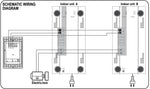 Аудио-домофон комплект 2x слушалка и входен панел 4f Commel, COMMEL, C502-203