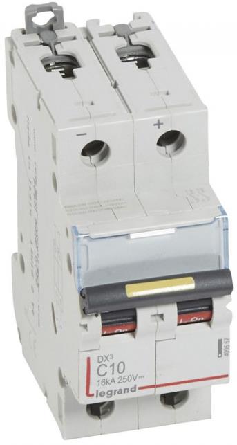 Автоматичен прекъсвач DX3-DC 2P 10A 500V= Legrand, LEGRAND НИСКО НАПРЕЖЕНИЕ, 409567