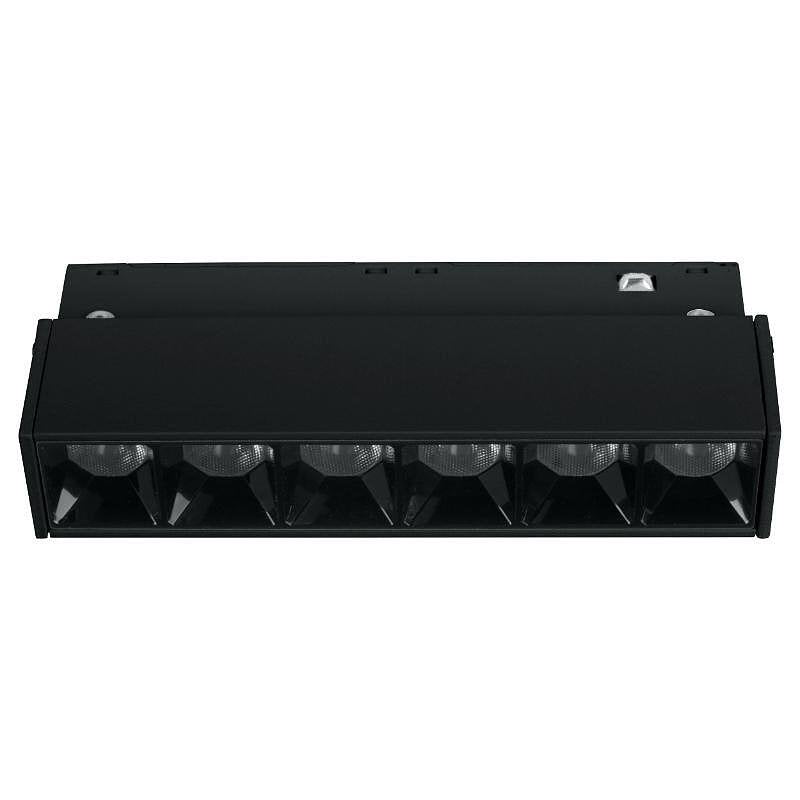 Линейна магнитна лампа за релсова система M-LINE, черна, 6 W, 480 lm, 4000 K, DPM, MTL-SPL-6W-B
