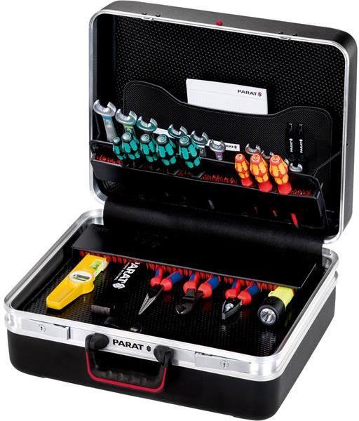Куфар CLASSIC Deep Space, CP-7 държач 45 инструмента, станд. закл., X-ABS антиплъзгащ м-л Ш47хВ36хД21см PARAT, 588000171