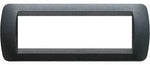 Рамка 7 мод. Dark steel plastic LL International Bticino , BTICINO, L4807PA