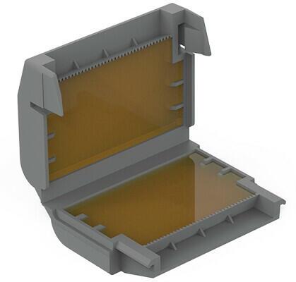 Кутия с гел GelBox Wago за клема до 6мм2, IP x8, 40.1x21.3x49.4мм, сива , WAGO, 207-1432