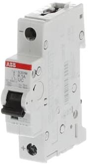 Автоматичен прекъсвач S201MUC 1P 1A крива K 10kA ABB, 2CDS271061R0217