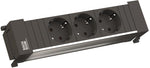 Модул за POWER FRAME 3M с 3х Шуко, цвят Черен, Bachmann, BACHMANN, B317.100
