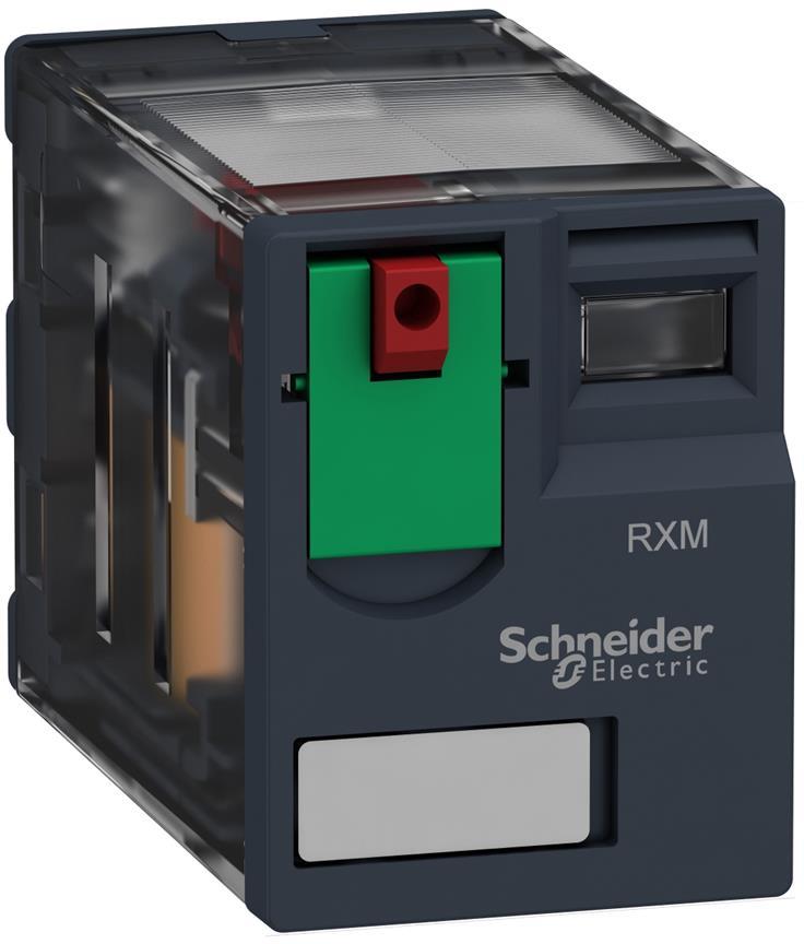 Реле интерфейсно RXM 230 VAC, 12A, 2 превключващ контакт, монтаж в цокъл SE, SCHNEIDER ELECTRIC НИСКО НАПРЕЖЕНИЕ, RXM2AB1P7