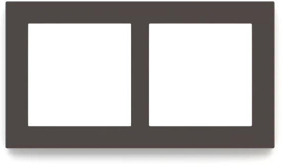 Рамка 2х 60x60 Deep FF/Linea71/20Venti Fenix Cocoa Orinoco EKINEX, EK-D2S-FCC