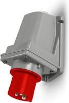 Промишлен щепсел 3P+N+Е 16A 346-415V IP44/54, 6h серия Optima за открит монтаж Scame, SCAME, 240.1697