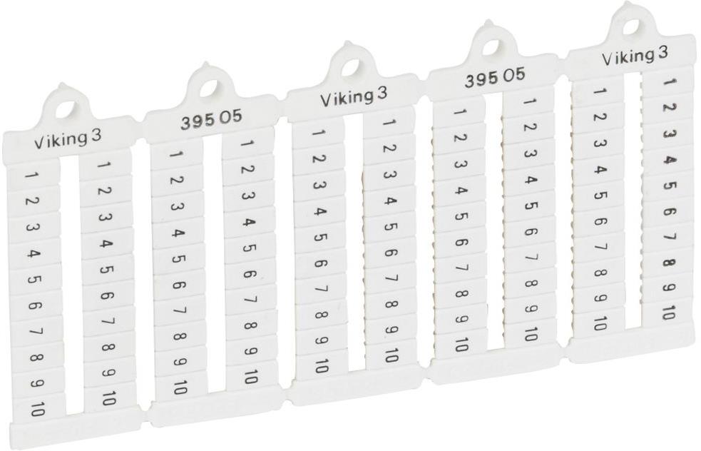Етикет 5мм за редова клема Viking 0...9 /100 бр. блистер/ Legrand, LEGRAND НИСКО НАПРЕЖЕНИЕ, 39505