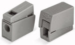 Бърза връзка Wago 0,5-2,5 mm2 (100бр.) сива за захранване на осв.тяло, WAGO, 224-101