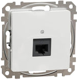 Розетка RJ45 UTP cat.6A S-One цвят Бял Sedna SE, SCHNEIDER ELECTRIC, SDD111466