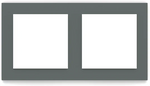 Рамка 2х 55x55 FF/Linea71 Fenix Green Commodore EKINEX, EK-P2P-FVC