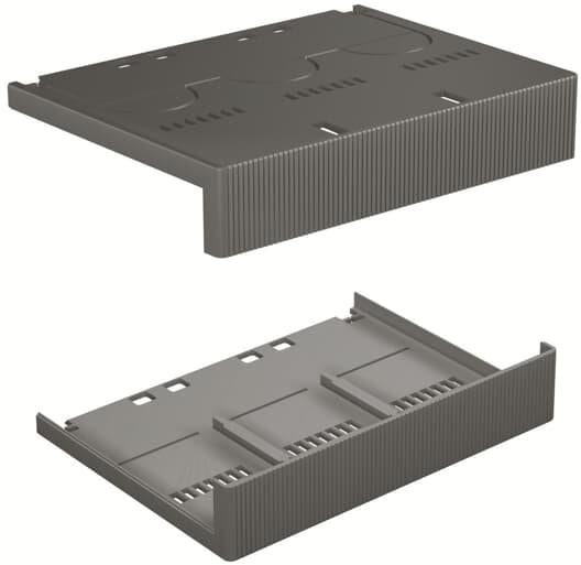 Клемни капаци къси за XT3 3P (2 бр.) ABB, 1SDA066660R1