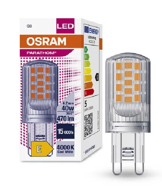 LED ЛАМПА PARATHOM  PIN  CL 40 non-dim  3,8W/840 G9 LEDVANC