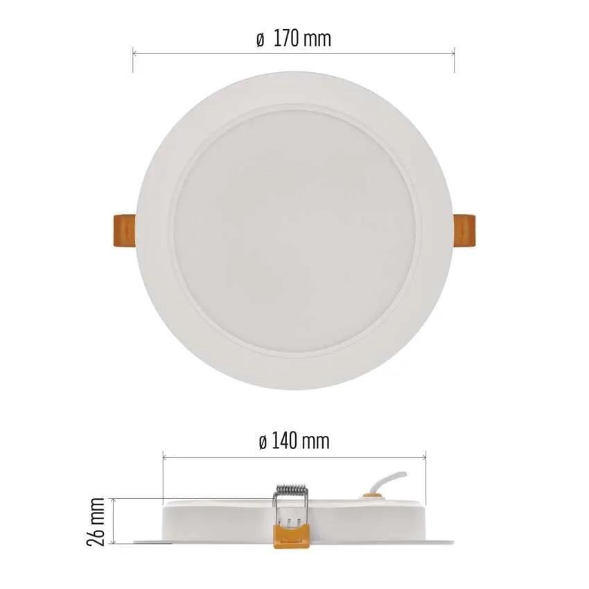 Луна LED DN170 18W 4000K 1800lm 120° 25000h IP20 RUBIC EMOS