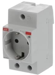 Контакт с индикатор за DIN-шина M1175-L шуко 16Α 2.5 мод. ABB, 2CSM212000R0721