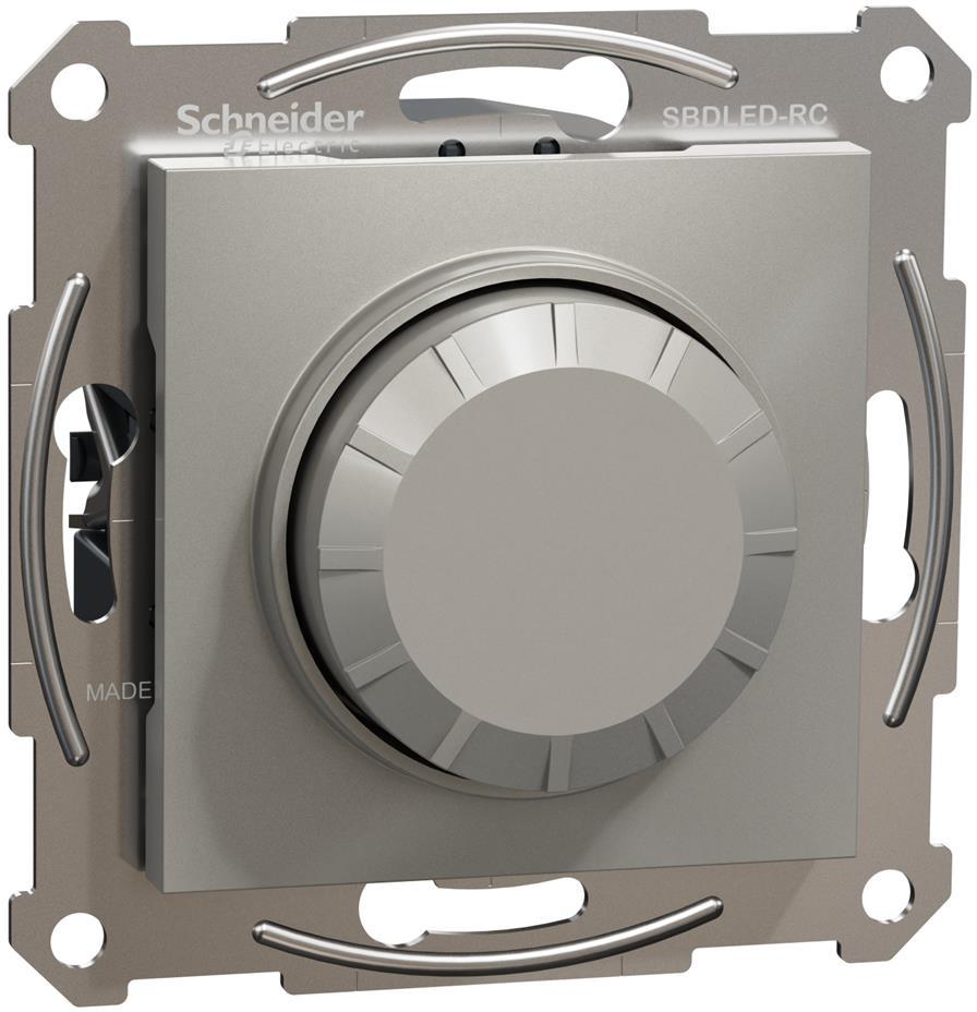 Димер ротативен R=3-370W LED=3-200VA цвят Бронз Asfora SE, SCHNEIDER ELECTRIC, EPH6800169
