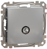 Розетка TV тип коаксиал 4dB цвят Алуминий Sedna SE, SCHNEIDER ELECTRIC, SDD113471