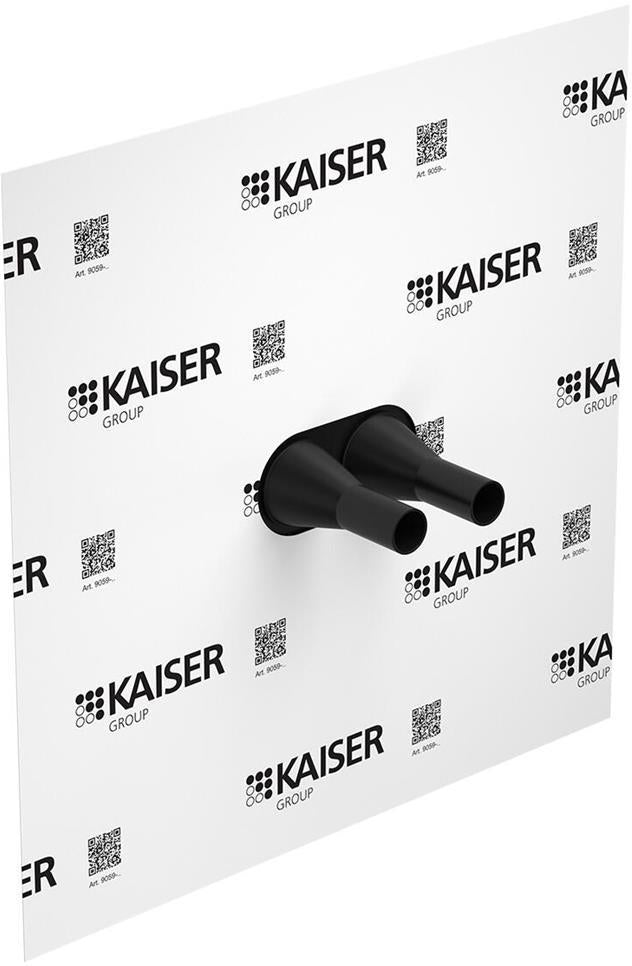 Изход за кабели през херметична мембрана, 2х Ф8...12мм, Kaiser, KAISER, 9059-47