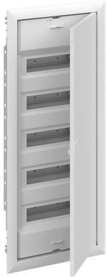 Табло за скрит монтаж ComfortLine 5х12/14 (70) мод. серия UK600 с метална плътна врата IP30 и N и РЕ клеми ABB, 2CPX077844R9999