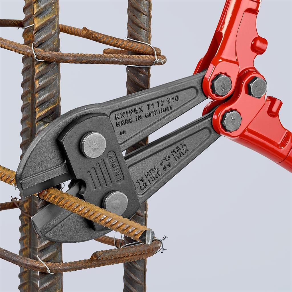 Ножици за рязане на арматура, синьо-червена ръкохватка 910мм, Knipex - K7172910