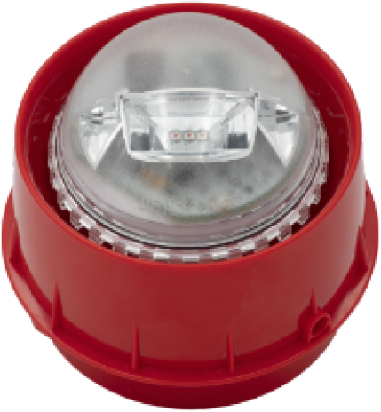 Безжична сирена с лампа, червена IP23, Agile Honeywell, HONEYWELL, WSF-RR-RF