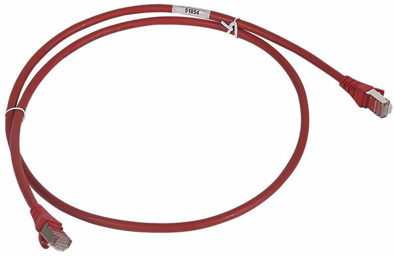 Корда Cat.6 F/UTP LSZH червена – 3m LCS3 Legrand, LEGRAND, 51856