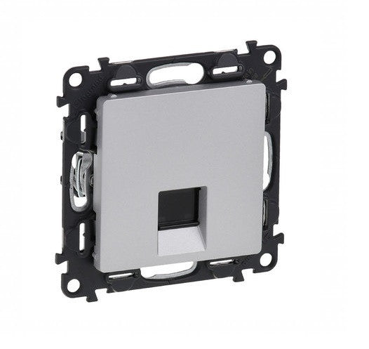 КОМПЮТЪРНА РОЗЕТКА RJ45 cat 5e. UTP VALENA LIFE LEGRAND - АЛУМИНИЙ