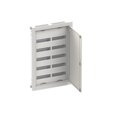 Табло за скрит монтаж ComfortLine 5х24мод. CU25V (120) с плътна метална врата IP30 и Н и РЕ клеми ABB, 2CPX052614R9999