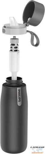 Бутилка за филтрация Philips GoZero Daily 550 мл, черен - AWP2771GRR/58