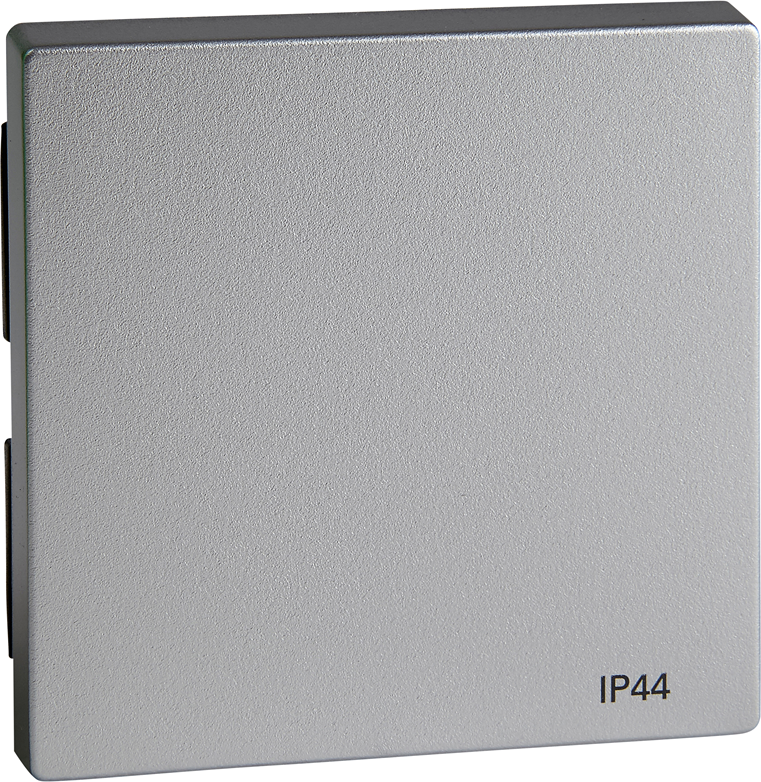 Лицев панел за ключ/бутон IP44 цвят Алуминий System M Merten SE /до изчерпване/, SCHNEIDER ELECTRIC, MTN433060