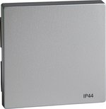 Лицев панел за ключ/бутон IP44 цвят Алуминий System M Merten SE /до изчерпване/, SCHNEIDER ELECTRIC, MTN433060