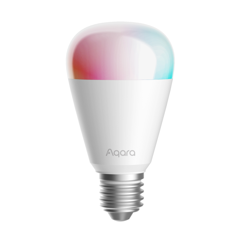 Лампа LED 10.5W RGBW E27 A60 1100lm 190° димируема 25000h Aqara Bulb T2 - 7079, AQARA, LB-L02D