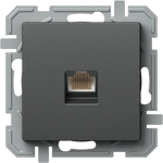 Розетка RJ45 UTP cat.6A цвят Антрацит Logiq TEM, KQ32ATXO
