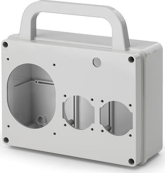 Табло за индустриални контакти IP54, UV, преносимо, серия ADAPTO (1х32A и2хШуко) Scame-623.2000-000