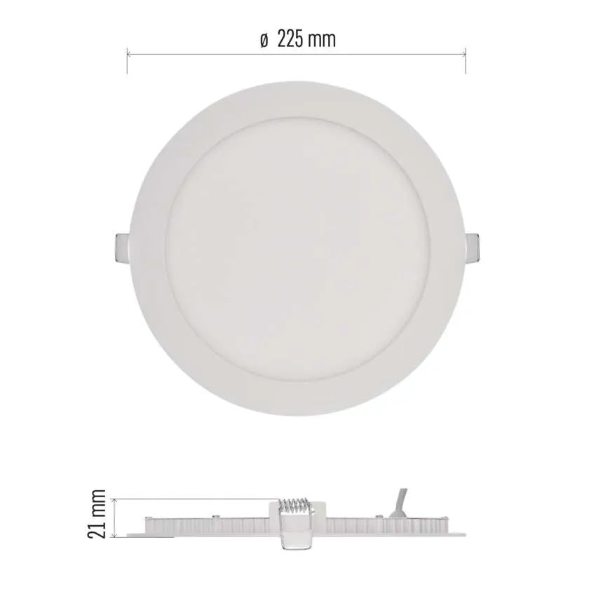 Луна LED DN225 18W 4000K 1600lm 110° 30000h IP40 W NEXXO EMOS, ZD1145
