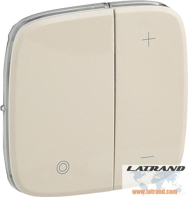 Лицев панел за бутонен димер цвят Крем Valena Allure Legrand - 752086