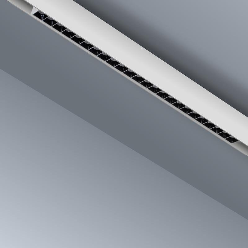 Линейна магнитна лампа за релсова система M-LINE, бяла, 24 W, 1900 lm, 4000 K, DPM, MTL-SPL-24W-W