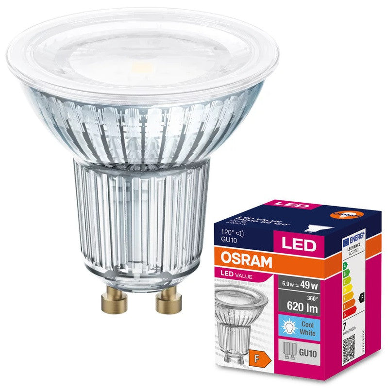 LED ЛАМПА VALUE PAR1680120 6,9W/840 230V GU10 LEDVANCE