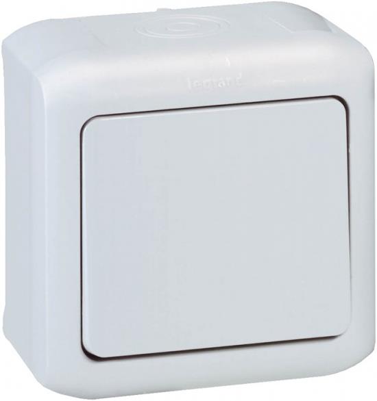 Кръстат ключ IP44 открит монтаж цвят Сив Forix Legrand, LEGRAND, 782385