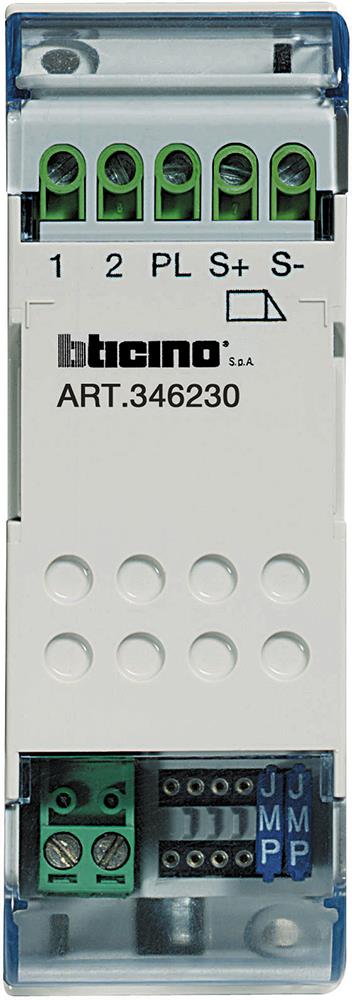 Интерфейс за управление на брава DIN монтаж Bticino, BTICINO, 346230