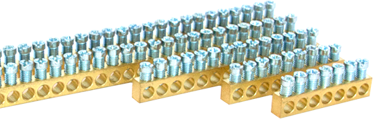 Неизолирана месингова шина BB83 83X35mm² профил 15x10mm² 160A 1m 690V MOREK, MAD0083E21