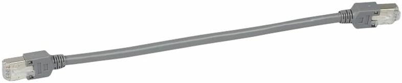 Корда Cat.6 S/FTP PVC сива – 0.2m Legrand, LEGRAND, 413045