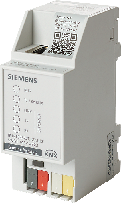 Системен интерфейс IP гейтуей N148/23 2DIN KNX Siemens, 5WG1148-1AB23